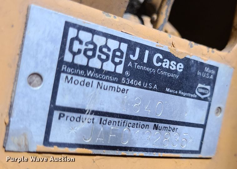 image for item GO9455 1994 Case 1840  skid steer loader