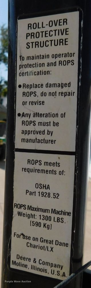 image for item HX9473 Great Dane  ZTR lawn mower