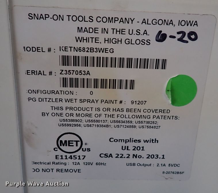 image for item IK9143 Snap On  tool box