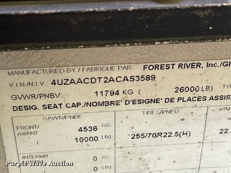 image for item IK9538 2010 Freightliner MB55  trolley