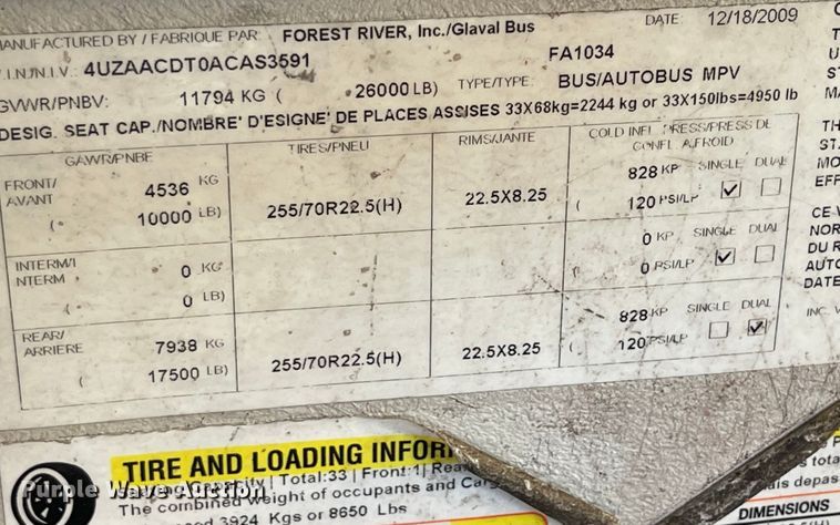 image for item IK9540 2010 Freightliner MB55  trolley
