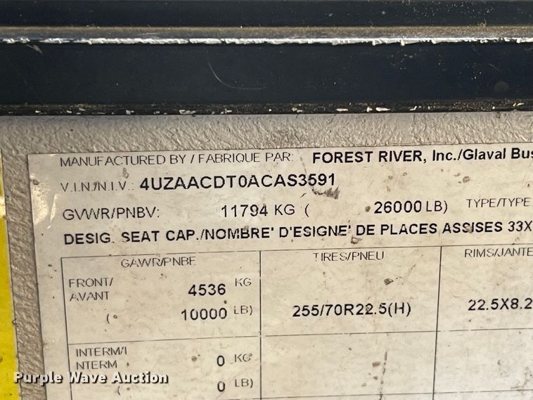 image for item IK9540 2010 Freightliner MB55  trolley