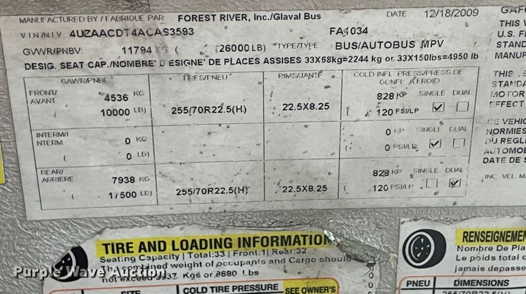 image for item IK9542 2010 Freightliner MB55  trolley