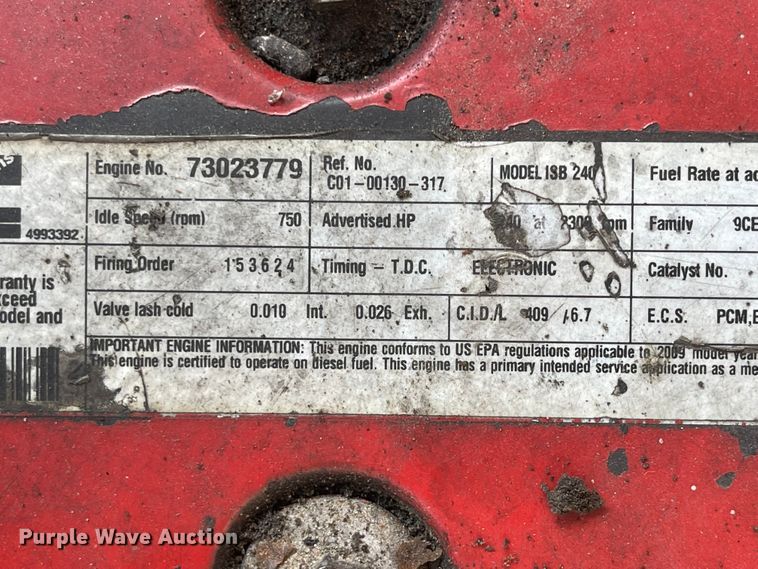 image for item IK9543 2010 Freightliner MB55  trolley