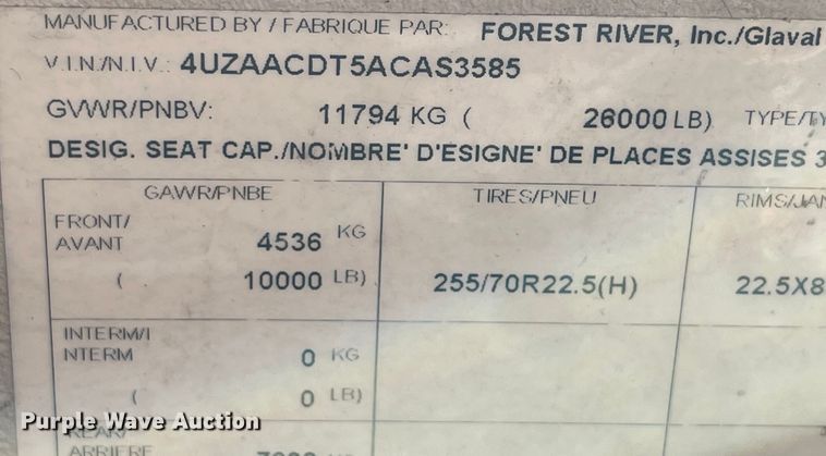 image for item IK9545 2010 Freightliner MB55  trolley