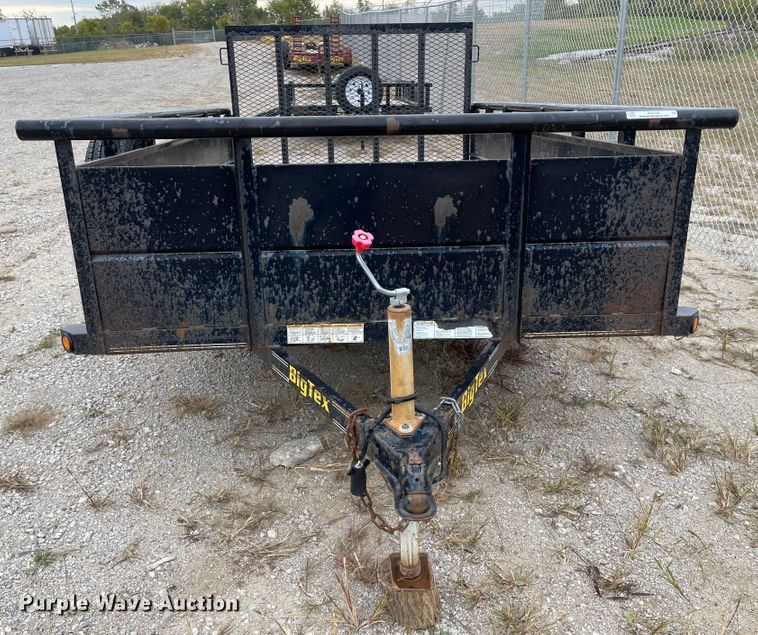 image for item IK9558 2011 Big Tex 35SV  utility trailer