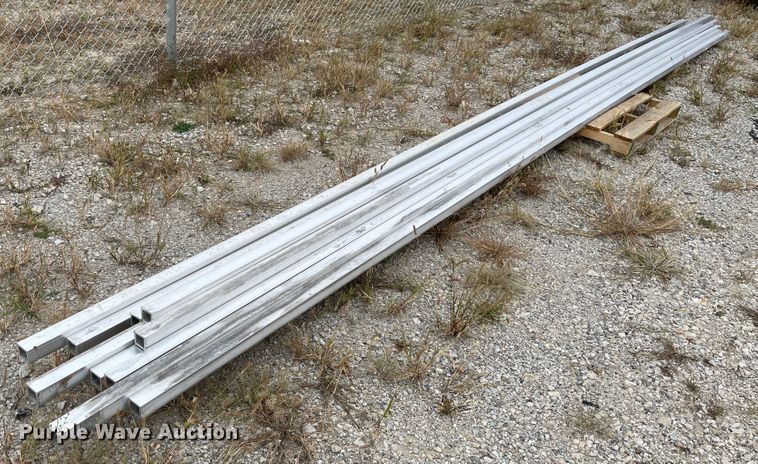 image for item IK9562 (10) pieces of aluminum square tubing