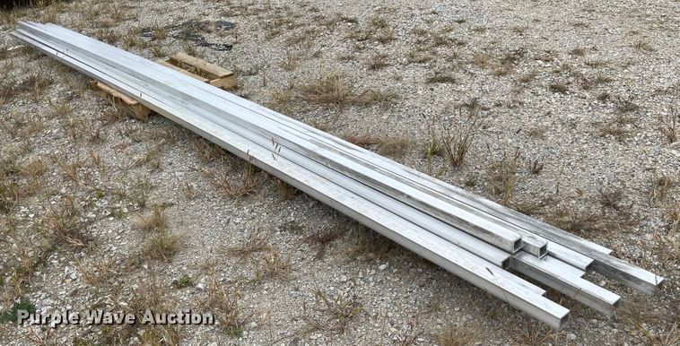 image for item IK9562 (10) pieces of aluminum square tubing