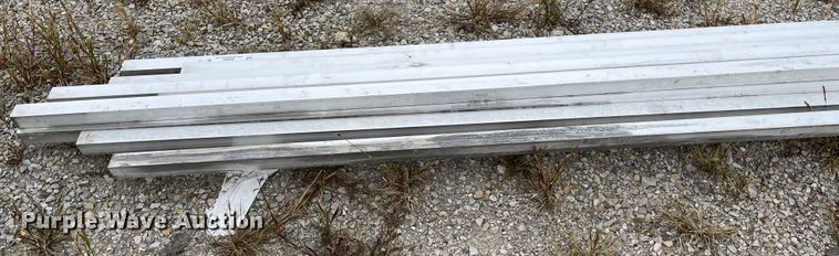 image for item IK9562 (10) pieces of aluminum square tubing