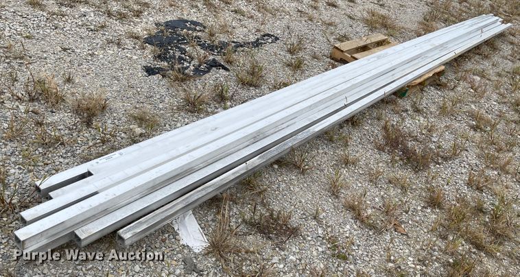 image for item IK9562 (10) pieces of aluminum square tubing