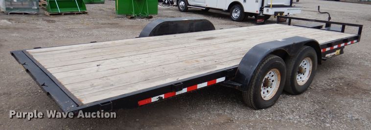 image for item IN9895 2017 H&H  tilt deck utility trailer