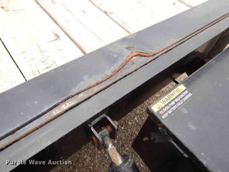 image for item IN9895 2017 H&H  tilt deck utility trailer