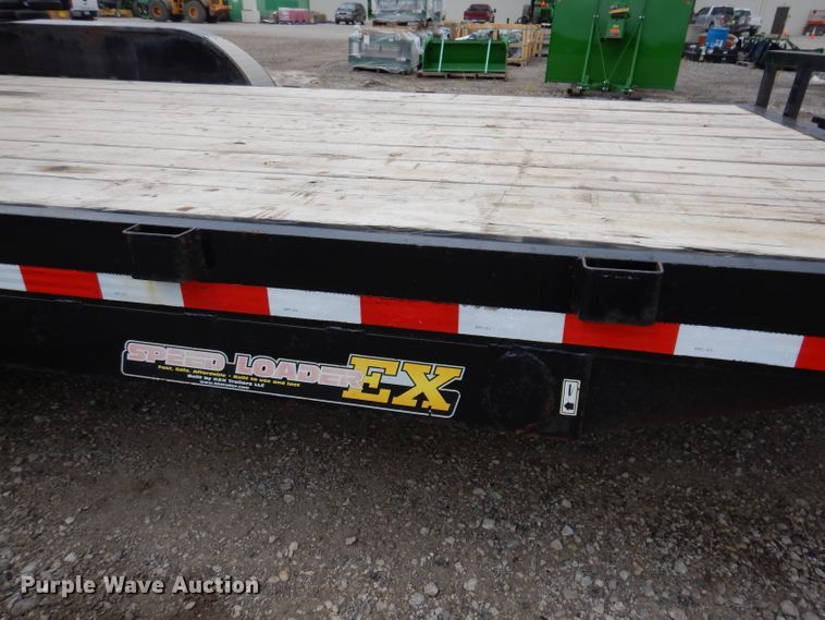 image for item IN9895 2017 H&H  tilt deck utility trailer