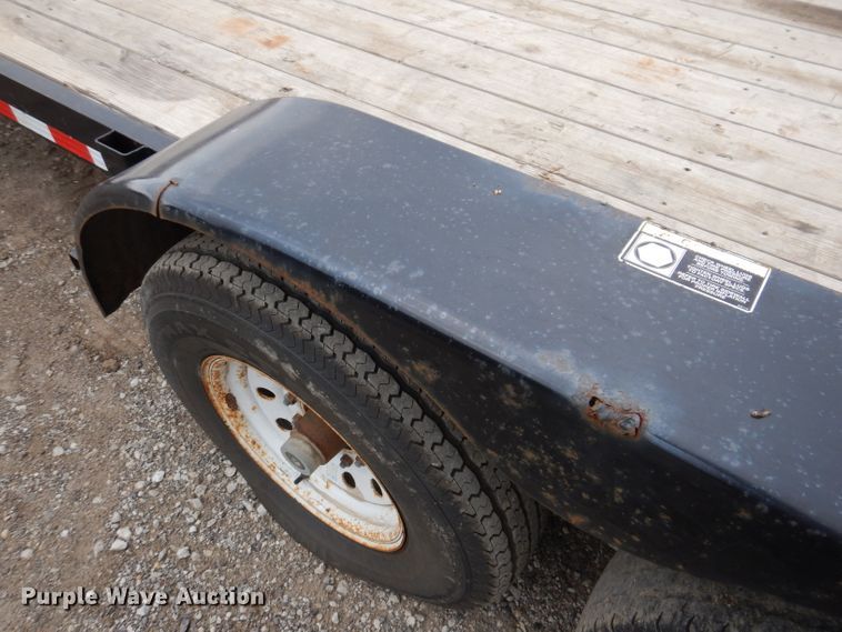 image for item IN9895 2017 H&H  tilt deck utility trailer