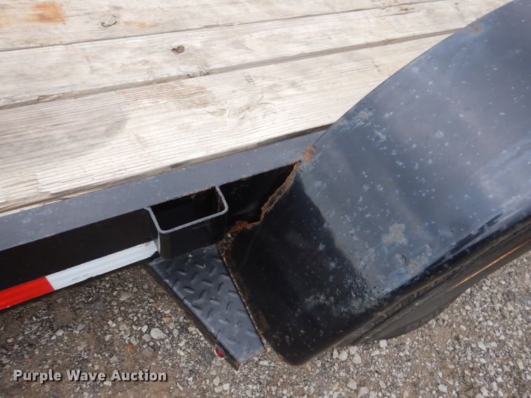 image for item IN9895 2017 H&H  tilt deck utility trailer