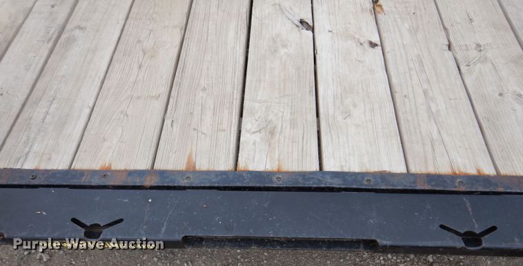 image for item IN9895 2017 H&H  tilt deck utility trailer