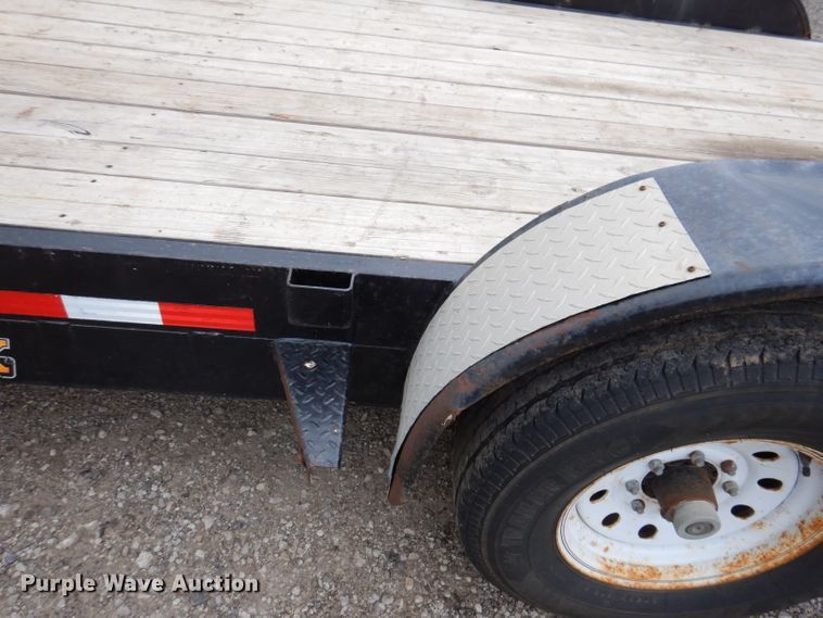image for item IN9895 2017 H&H  tilt deck utility trailer