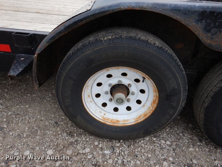 image for item IN9895 2017 H&H  tilt deck utility trailer