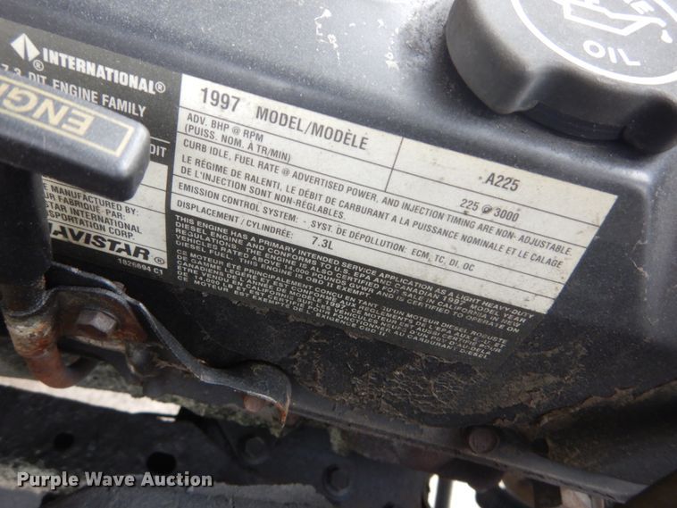 image for item JF9996 1997 Ford F450 Super Duty  flatbed truck