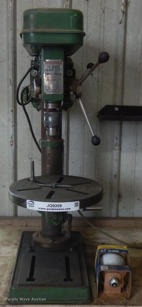 image for item JQ9359 Central Machinery 933  drill press