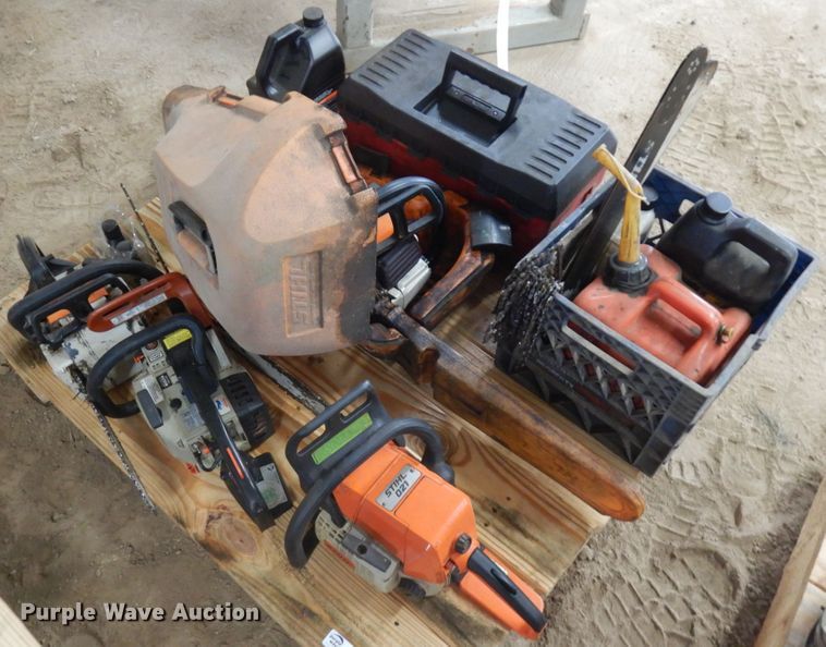 image for item JQ9360 (4) chainsaws