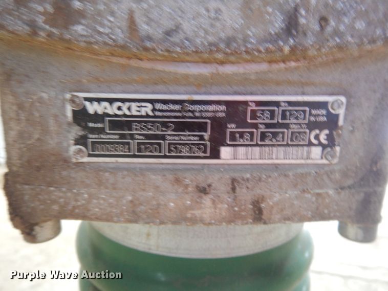 image for item JQ9376 (2) plate compactors