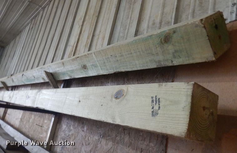 image for item JQ9383 (2) 6" x 6" x 20' posts