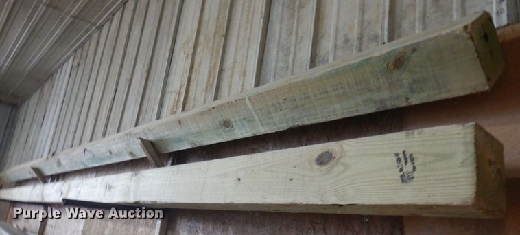 image for item JQ9383 (2) 6" x 6" x 20' posts