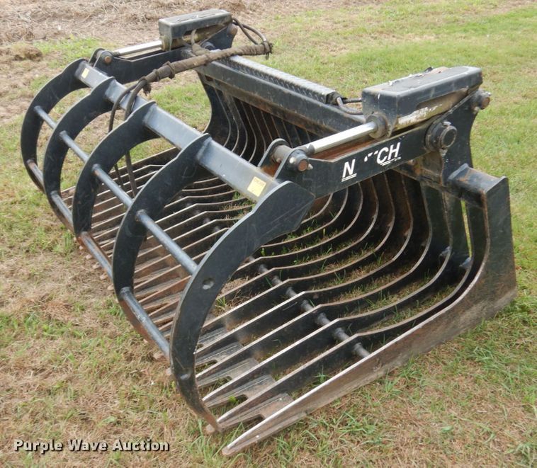 image for item JQ9390 Notch  68GRB 68"W skid steer grapple