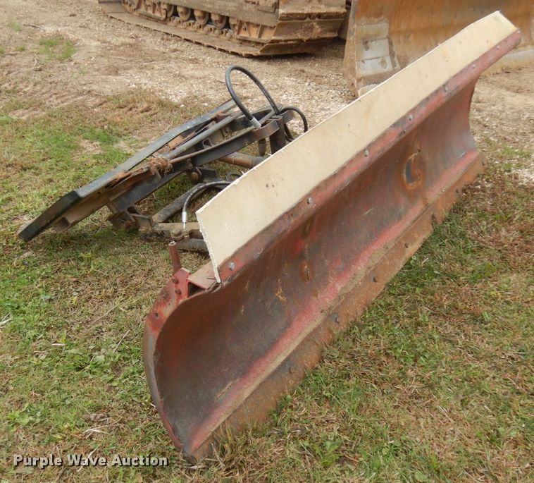 image for item JQ9395 90"W skid steer snow plow