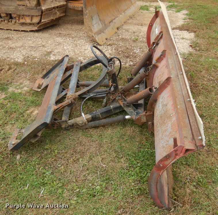 image for item JQ9395 90"W skid steer snow plow