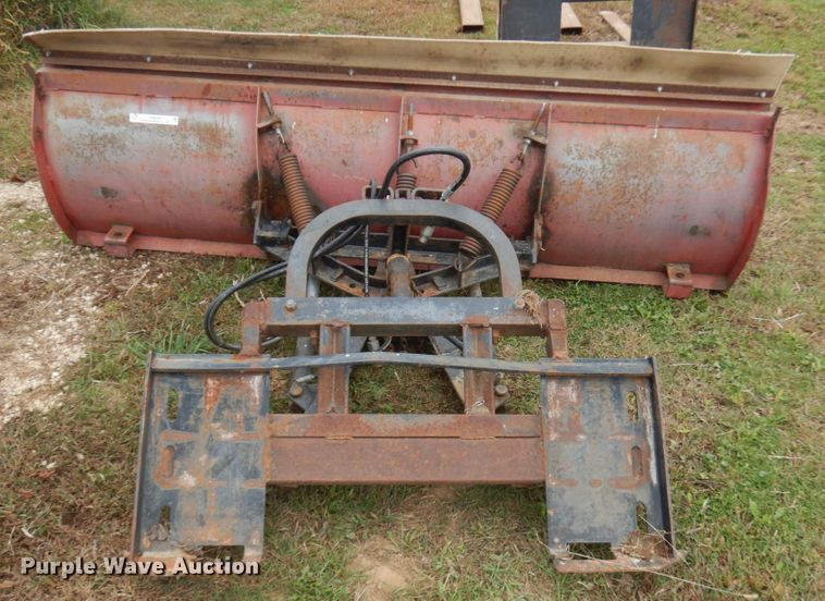 image for item JQ9395 90"W skid steer snow plow