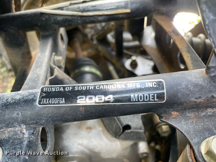 image for item JQ9505 2004 Honda Rancher AT  ATV