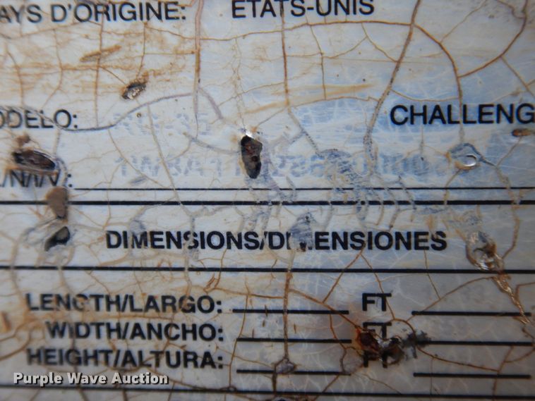 image for item JT9503 2006 Challenger  lowboy equipment trailer