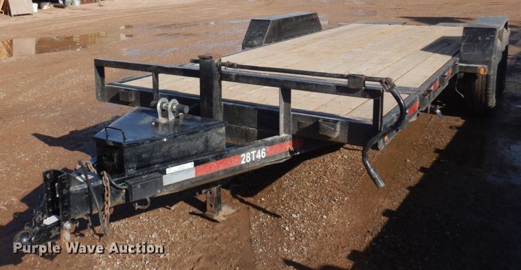 image for item JZ9799 2004 Load Rite  tilt deck equipment trailer