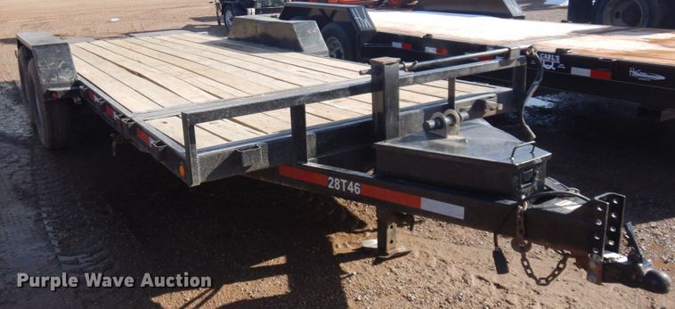 image for item JZ9799 2004 Load Rite  tilt deck equipment trailer