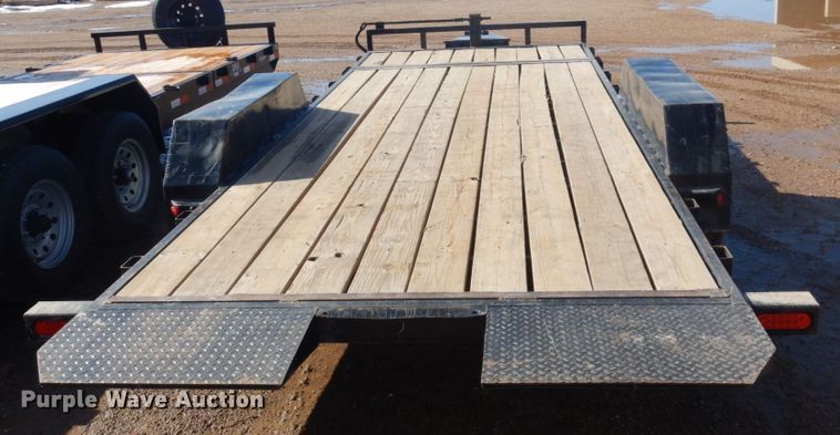 image for item JZ9799 2004 Load Rite  tilt deck equipment trailer