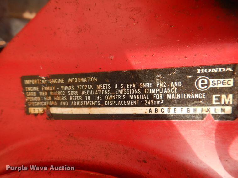 image for item KA9485 Honda WT30X  pump