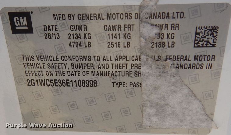 image for item KO9233 2014 Chevrolet Impala LTZ