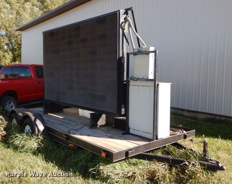 image for item KO9238 DCT  utility trailer with message board