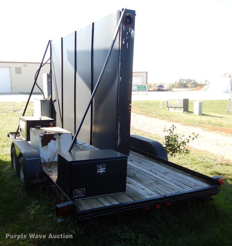 image for item KO9238 DCT  utility trailer with message board