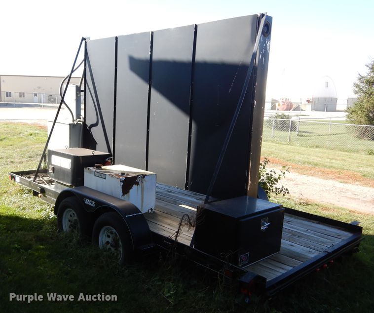 image for item KO9238 DCT  utility trailer with message board