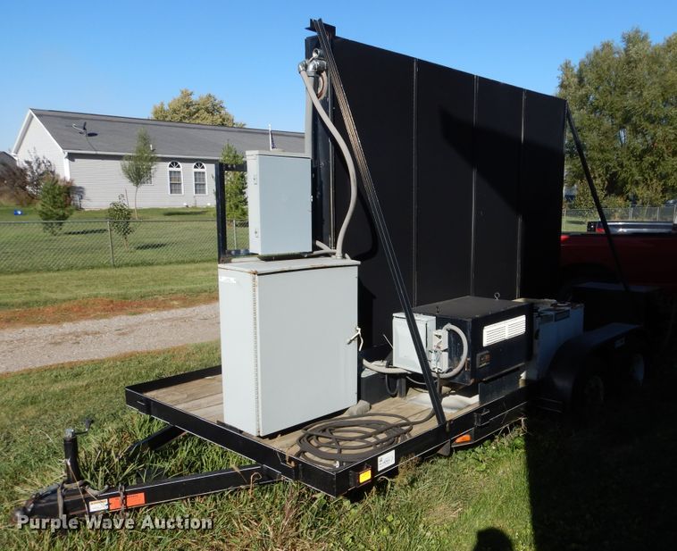 image for item KO9238 DCT  utility trailer with message board