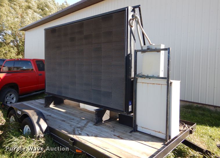 image for item KO9238 DCT  utility trailer with message board