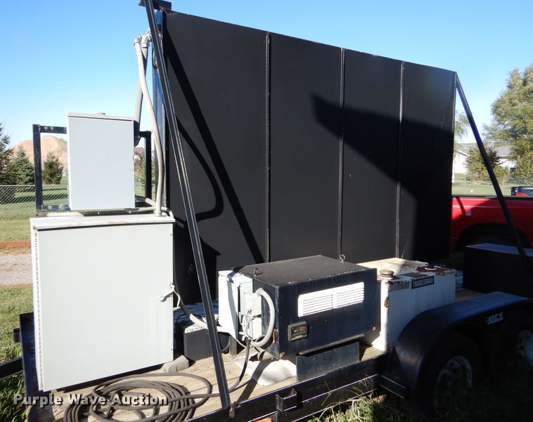image for item KO9238 DCT  utility trailer with message board