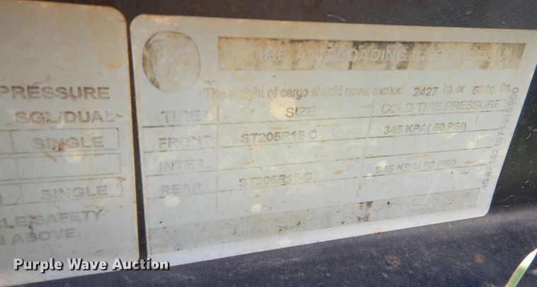 image for item KO9238 DCT  utility trailer with message board