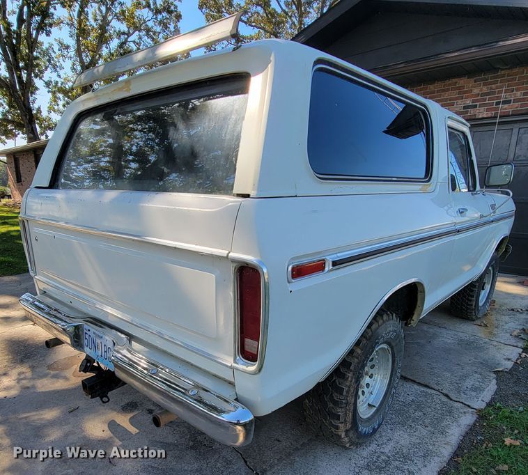 image for item KQ9129 1978 Ford Bronco Ranger XLT  SUV