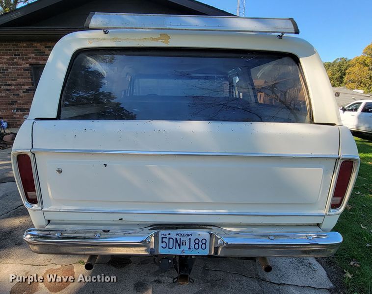 image for item KQ9129 1978 Ford Bronco Ranger XLT  SUV