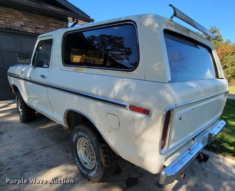 image for item KQ9129 1978 Ford Bronco Ranger XLT  SUV