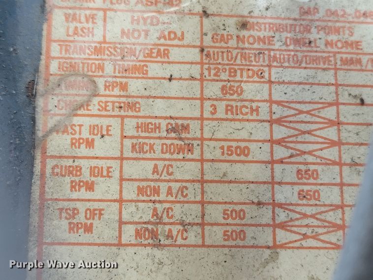 image for item KQ9129 1978 Ford Bronco Ranger XLT  SUV